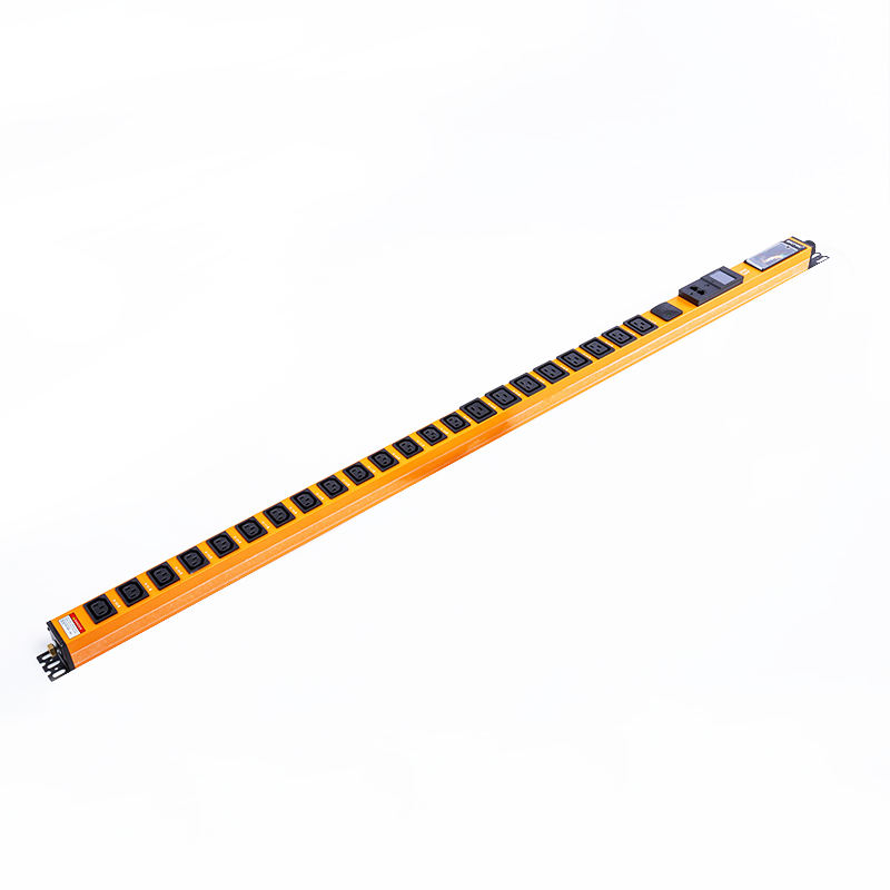 22 Asraonta IEC C13 IEC C19 1.5U Cosaint Borrtha PDU Suiteáil Ingearach Raca PDU Feistithe Méadraithe Hot Swappable RS485