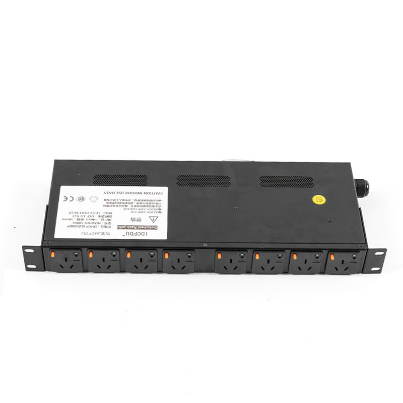 8-Asraon Braiteoir Braiteoir Cothrománach TCP/IP éicea Smart Rack Pdu 1U