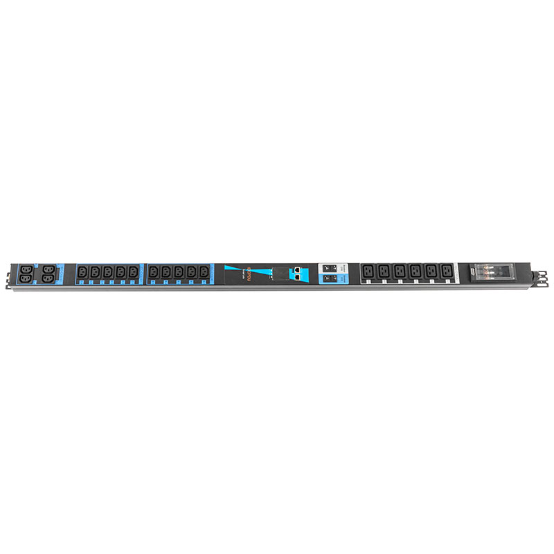 20-Asraon C13 C19 Braiteoir Ingearach TCP/IP éicea Smart Rack Pdu