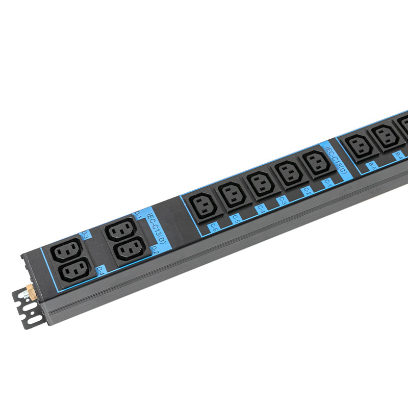 20-Asraon C13 C19 Braiteoir Ingearach TCP/IP éicea Smart Rack Pdu