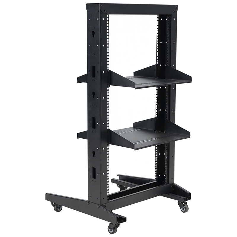 Raca Caighdeánach Oscailte 2 Phoist le Seilf Cantilever Black 18U-47U